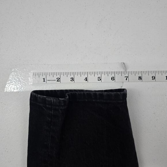 Abercrombie & Fitch 90's straight ultra high rise jeans 29/8 blue denim black - Picture 8 of 12